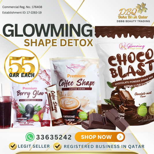 Glowming Shape Detox Berry Glow, Choco Blast & Coffee Shape